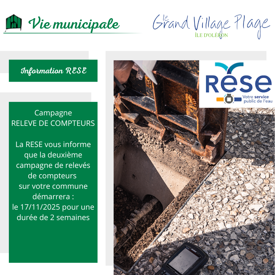 Image : Relevé des compteurs d'eau 2024