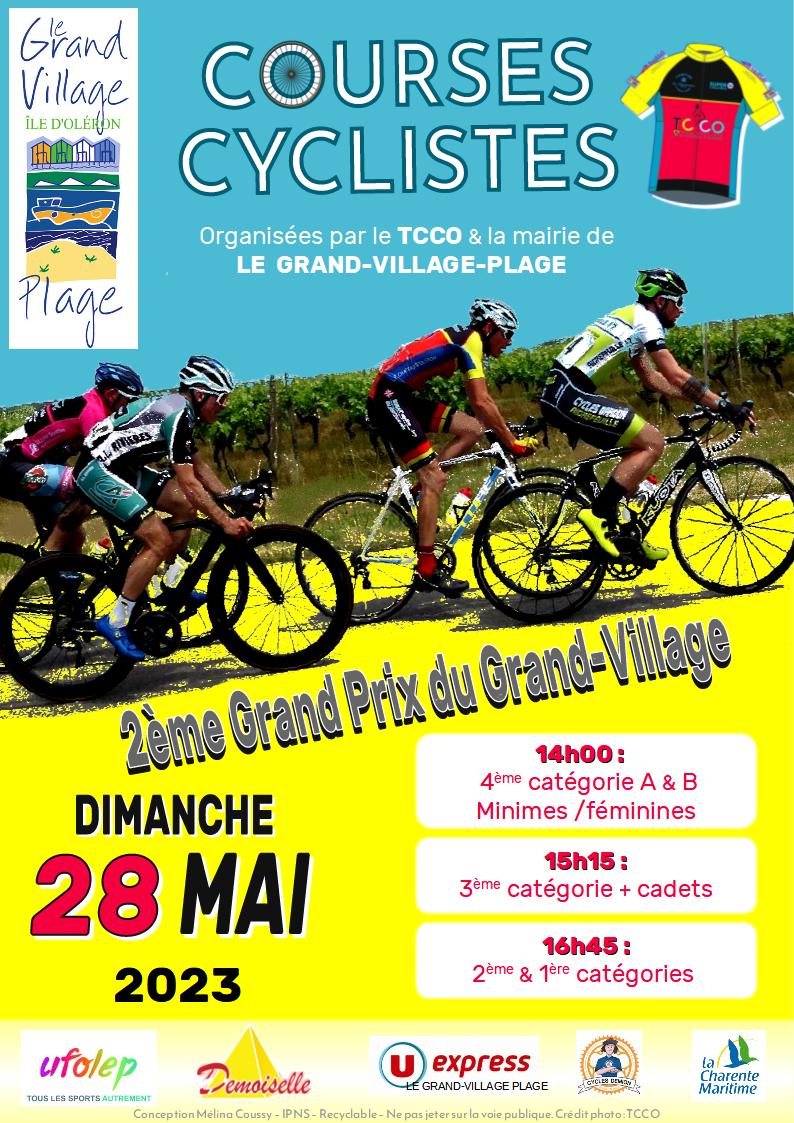 Affiche : courses cyclistes